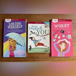 American Girl Book Set - Pink, Blue, Green Covers